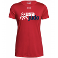 UA W's Grappling Tee - Red