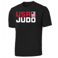 M's Flag USA Judo SS Tee - Black