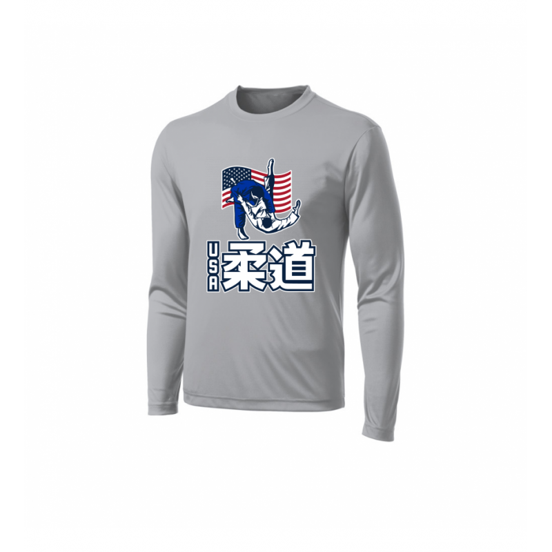 USA JUDO Men's Team Collection Victory Long Sleeve Tee
